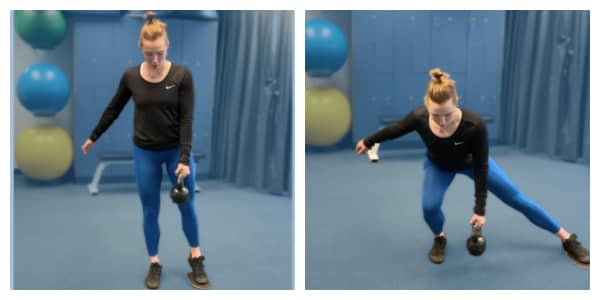 Side Lunge on Slider