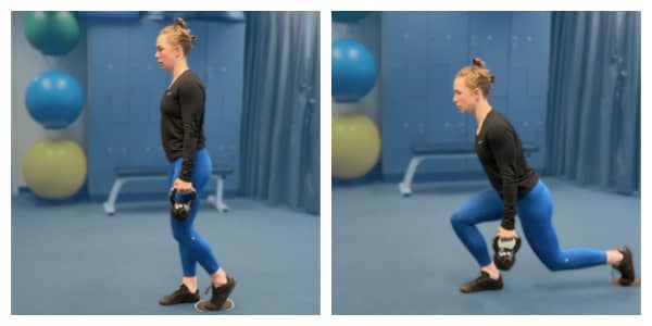 Reverse Lunge with Slider