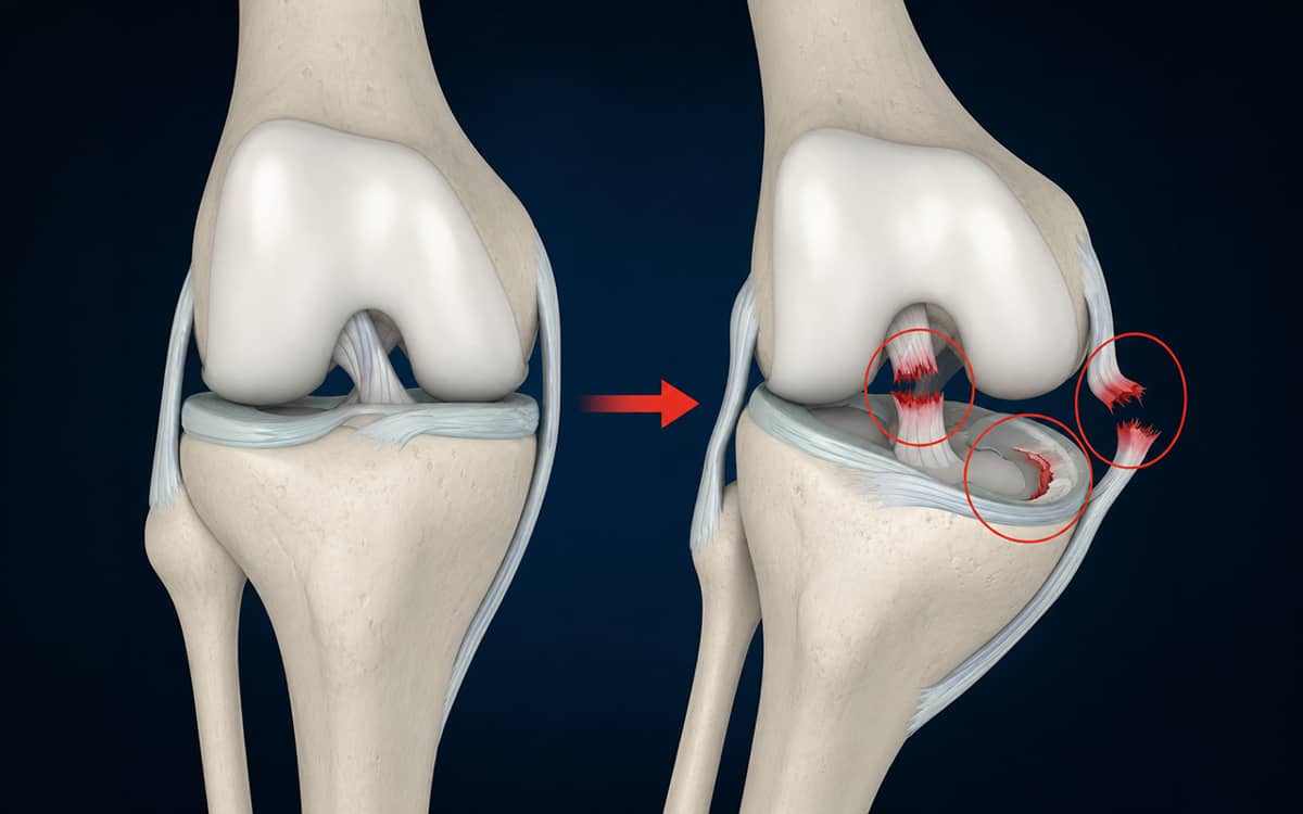 Knee Injury Requiring ACL Repair