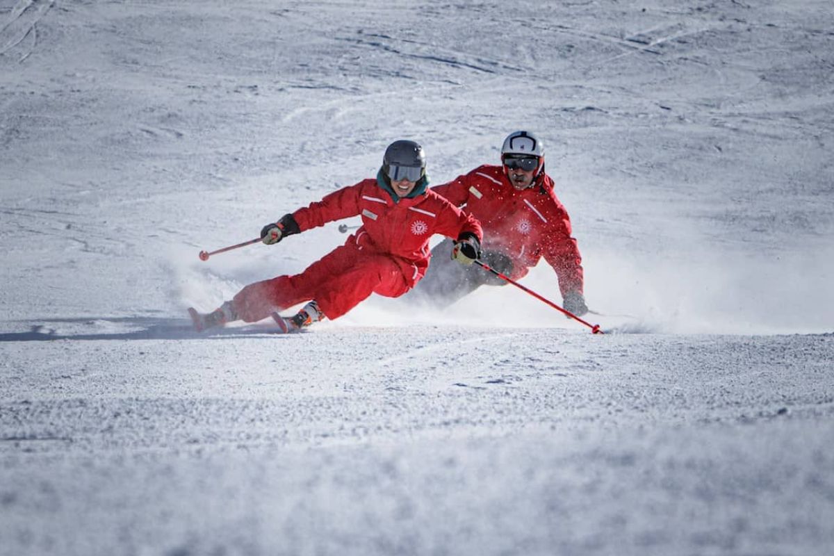 Skiing with Injured Knee