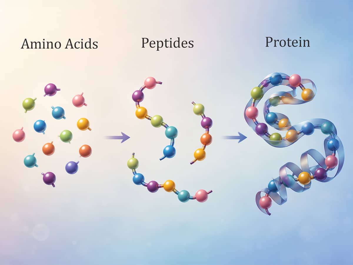 Peptides, Amino Acids, Protein Diagram (Orthopaedics)