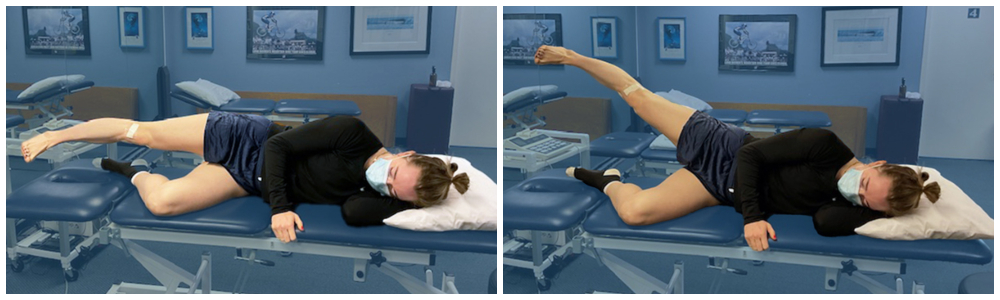 Post Knee Surgery Exercise_ Side-Lying Hip Abduction