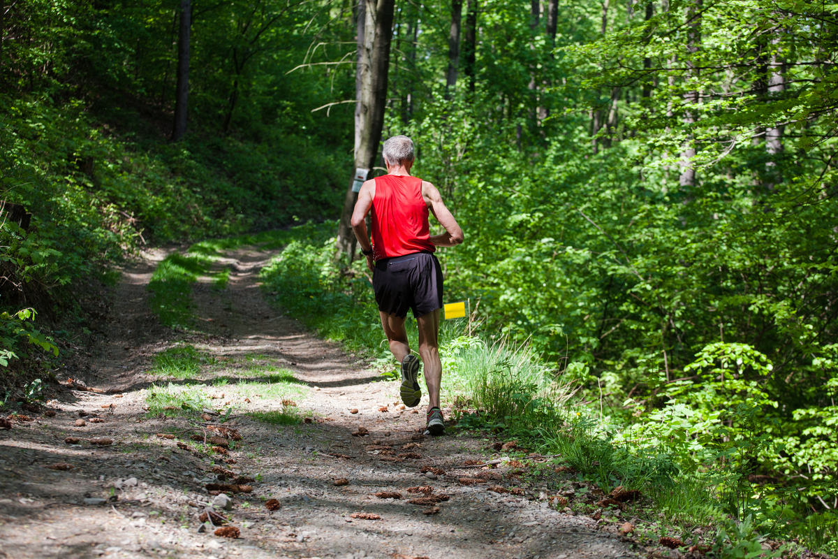 senior trail running