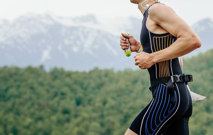 Endurance Athlete Nutrition Runner With Gel