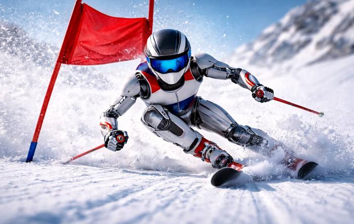 Art of Robot Downhill Ski Racing 