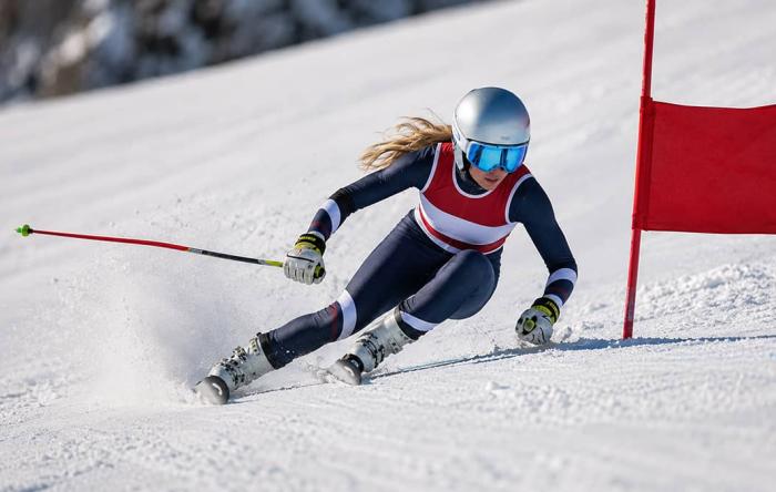 Downhill Skier Image