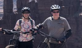 Kevin R. Biking with Wife in Utah