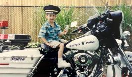 Jack Baby Pic on Dad's Motorcycle